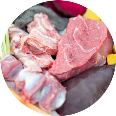 生のお肉